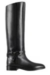 Jimmy Choo Round-toed Boots In Black