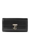 Jimmy Choo Avenue Logo-plaque Leather Wallet-on-chain