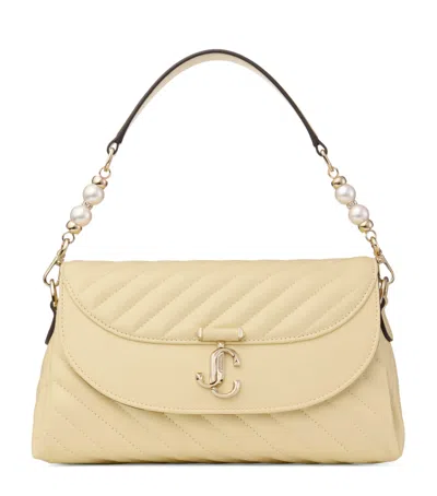 Jimmy Choo Leather Avenue Curve Top-handle Bag