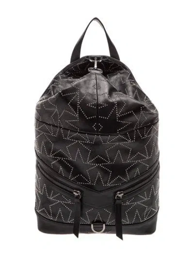 Pre-owned Jimmy Choo Leather Backpack In Black