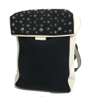 Pre-owned Jimmy Choo Leather Backpack () In Black
