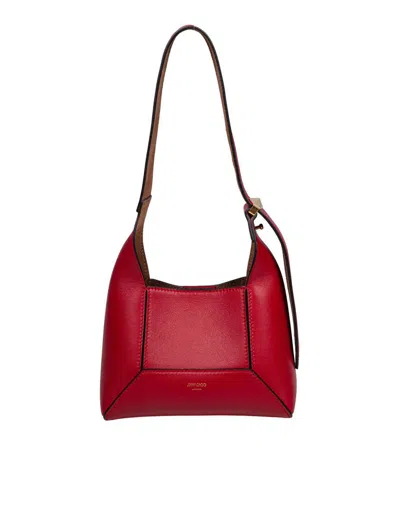 JIMMY CHOO JIMMY CHOO LEATHER BAG FINISHED WITH STITCHED PANELS