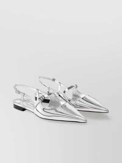 JIMMY CHOO LEATHER BALLET FLATS DIDI