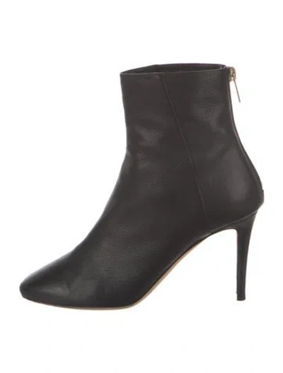 Pre-owned Jimmy Choo Leather Boots In Black