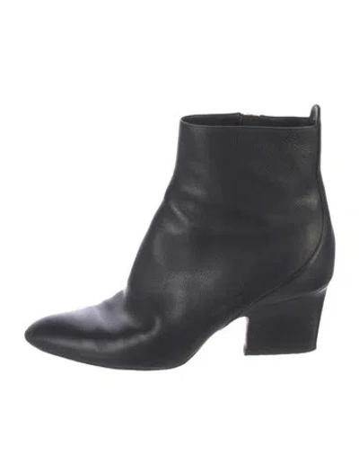 Pre-owned Jimmy Choo Leather Boots In Black