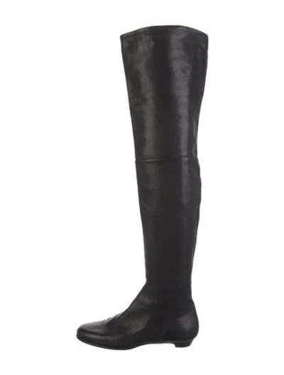Pre-owned Jimmy Choo Leather Boots In Black