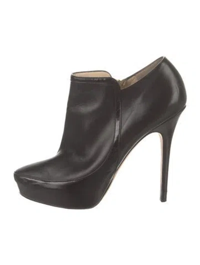 Pre-owned Jimmy Choo Leather Boots In Black