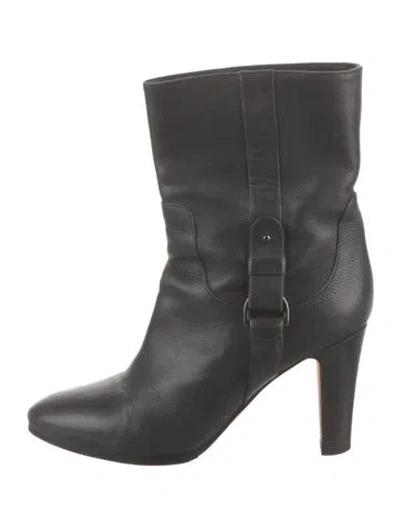 Pre-owned Jimmy Choo Leather Boots In Black