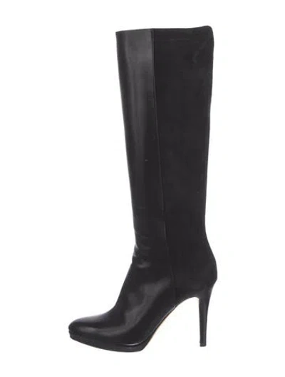 Pre-owned Jimmy Choo Leather Boots In Black