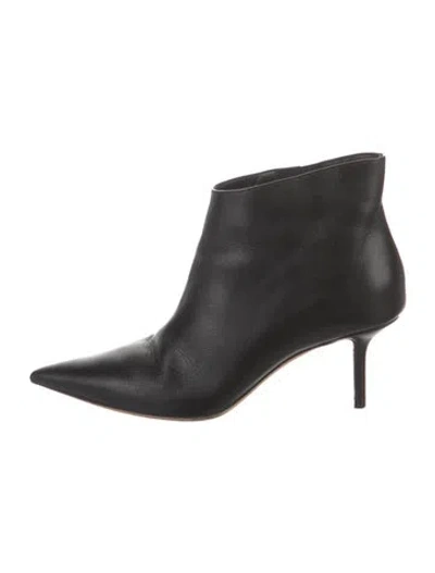 Pre-owned Jimmy Choo Leather Boots In Black
