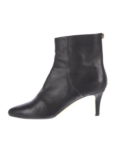 Pre-owned Jimmy Choo Leather Boots In Black