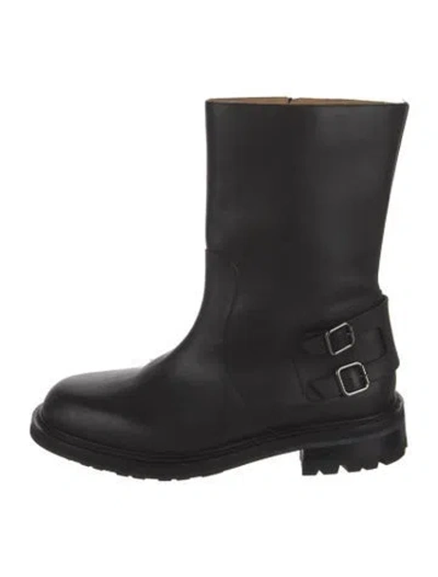 Pre-owned Jimmy Choo Leather Boots In Black