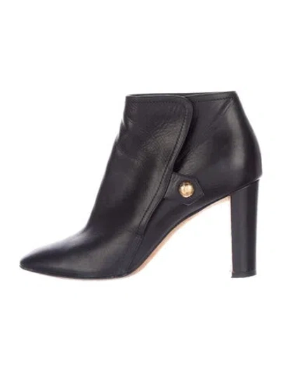 Pre-owned Jimmy Choo Leather Boots In Black