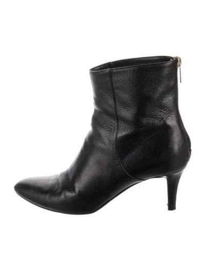 Pre-owned Jimmy Choo Leather Boots In Black