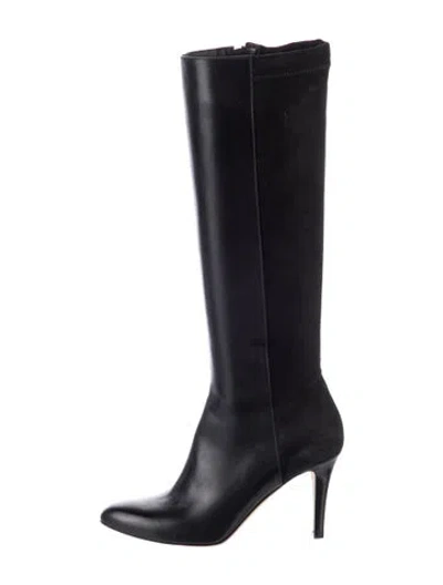 Pre-owned Jimmy Choo Leather Boots In Black