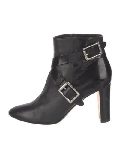 Pre-owned Jimmy Choo Leather Boots In Black