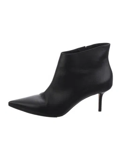 Pre-owned Jimmy Choo Leather Boots In Black