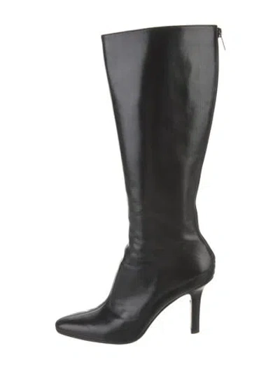 Pre-owned Jimmy Choo Leather Boots In Black