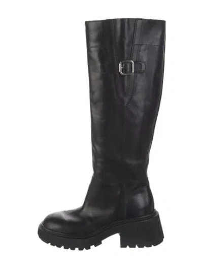 Pre-owned Jimmy Choo Leather Boots In Black