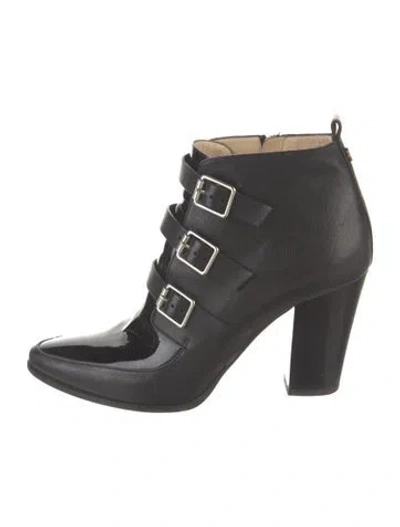 Pre-owned Jimmy Choo Leather Boots In Black