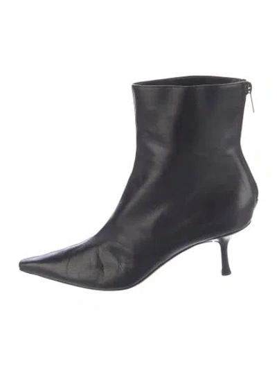 Pre-owned Jimmy Choo Leather Boots In Black