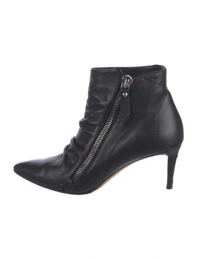 Pre-owned Jimmy Choo Leather Boots In Black