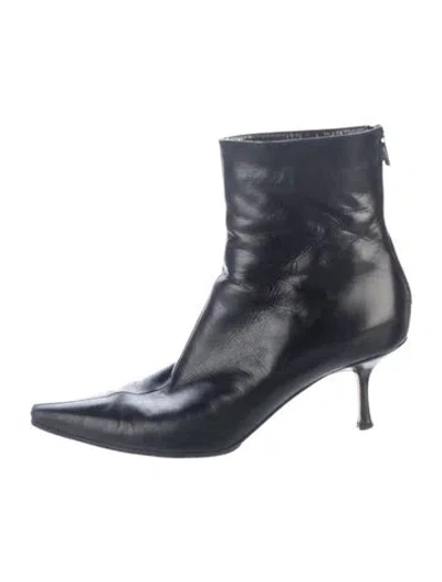 Pre-owned Jimmy Choo Leather Boots In Blue
