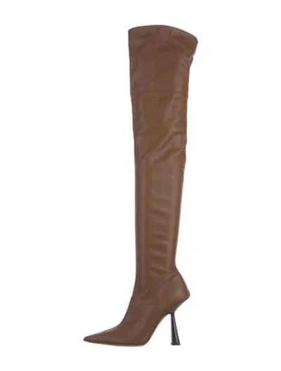 Pre-owned Jimmy Choo Leather Boots In Brown