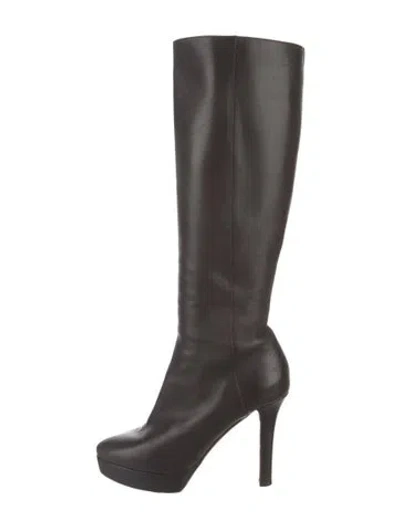 Pre-owned Jimmy Choo Leather Boots In Brown