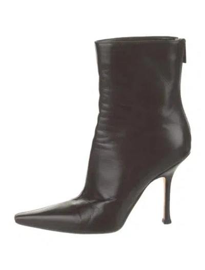 Pre-owned Jimmy Choo Leather Boots In Brown