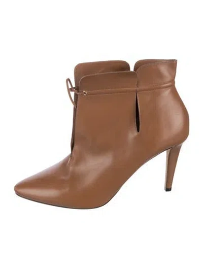 Pre-owned Jimmy Choo Leather Boots In Brown
