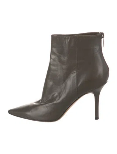 Pre-owned Jimmy Choo Leather Boots In Brown