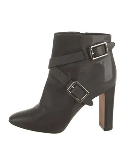 Pre-owned Jimmy Choo Leather Boots In Gray