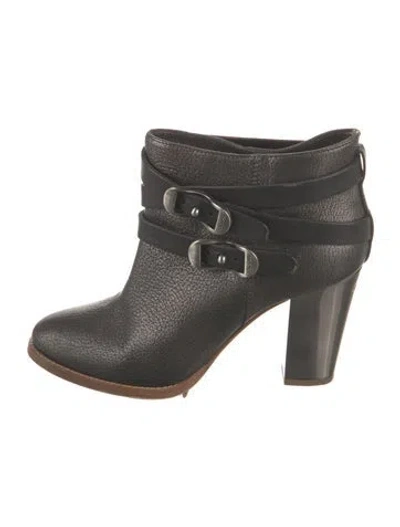 Pre-owned Jimmy Choo Leather Boots In Gray
