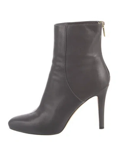 Pre-owned Jimmy Choo Leather Boots In Gray