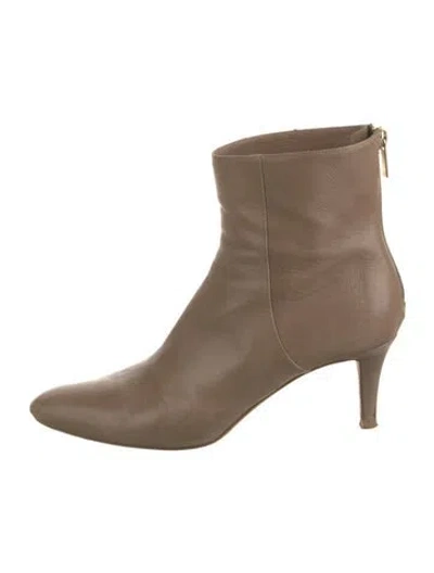 Pre-owned Jimmy Choo Leather Boots In Neutral