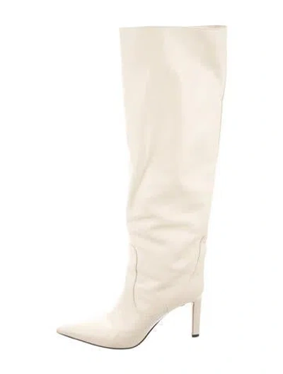 Pre-owned Jimmy Choo Leather Boots In Neutrals