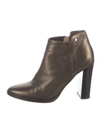 Pre-owned Jimmy Choo Leather Boots In Silver
