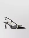 Jimmy Choo Leather Camila Pumps Glossy Finish In Black