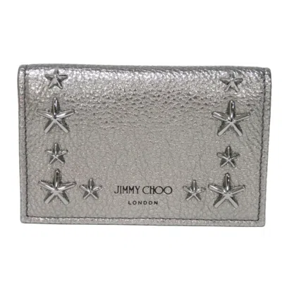 Pre-owned Jimmy Choo Leather Card Case () In Multi