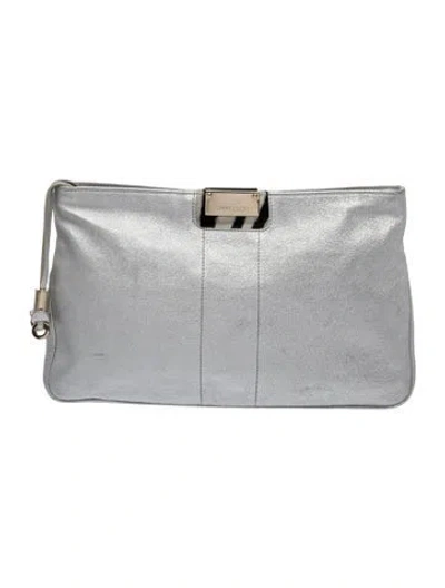Pre-owned Jimmy Choo Leather Clutch