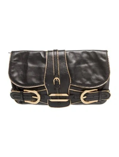 Pre-owned Jimmy Choo Leather Clutch