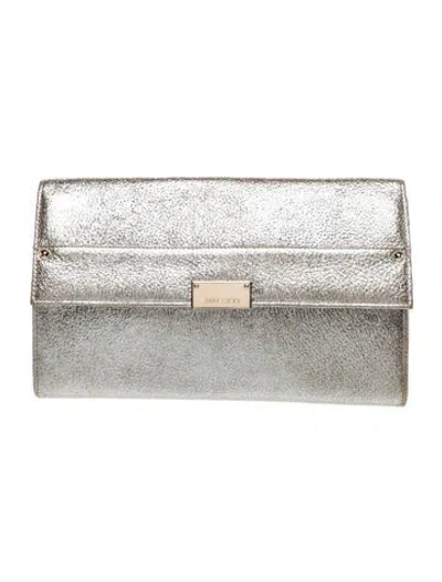 Pre-owned Jimmy Choo Leather Clutch
