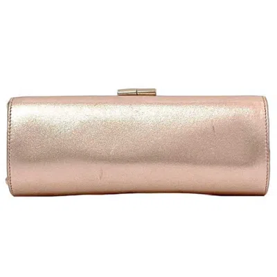 Pre-owned Jimmy Choo Leather Clutch Bag () In Pink
