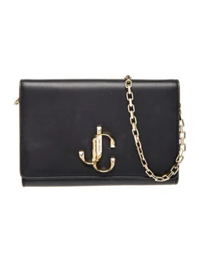 Pre-owned Jimmy Choo Leather Clutch In Black