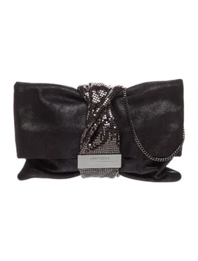 Pre-owned Jimmy Choo Leather Clutch In Black
