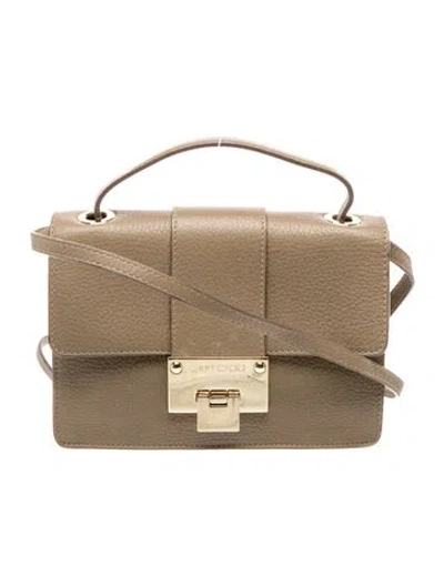 Pre-owned Jimmy Choo Leather Crossbody Bag In Neutral