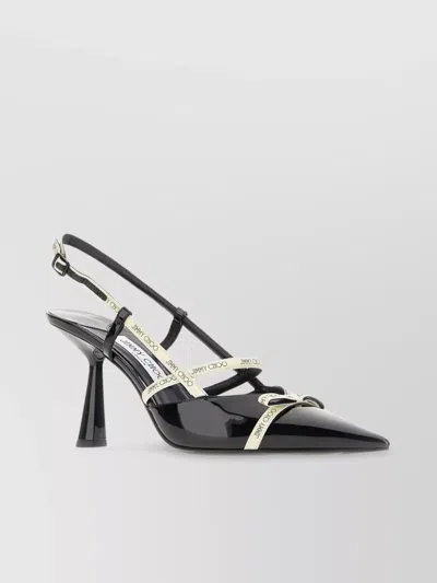JIMMY CHOO LEATHER DANICA PUMPS GLOSSY FINISH
