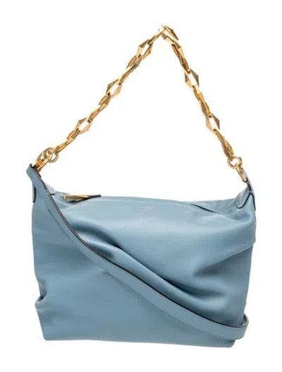 Pre-owned Jimmy Choo Leather Diamond In Blue