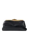Jimmy Choo Leather Diamond Frame Clutch Bag